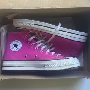 Converse Pink High-Top Sneakers